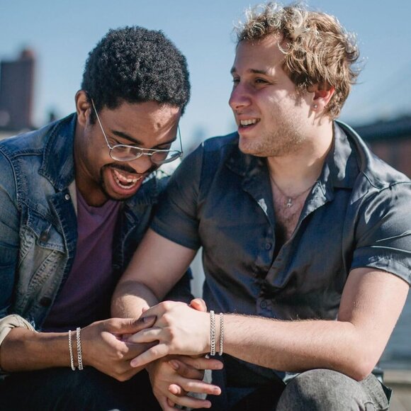 2Pcs Silver Cuban Link Bracelets for Men Stainless Steel Adjustable Non Tarnish - Picture 6 of 7